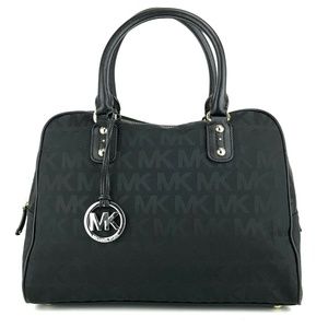 Michael Kors Large Signature Jacquard Satchel